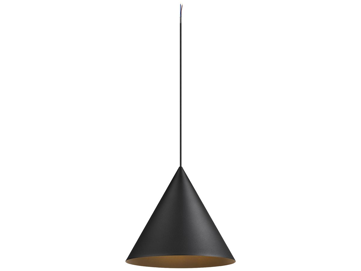 Pendelleuchte SLV MAGICO 38 E27 1×10W DIM Ø380mm schwarz