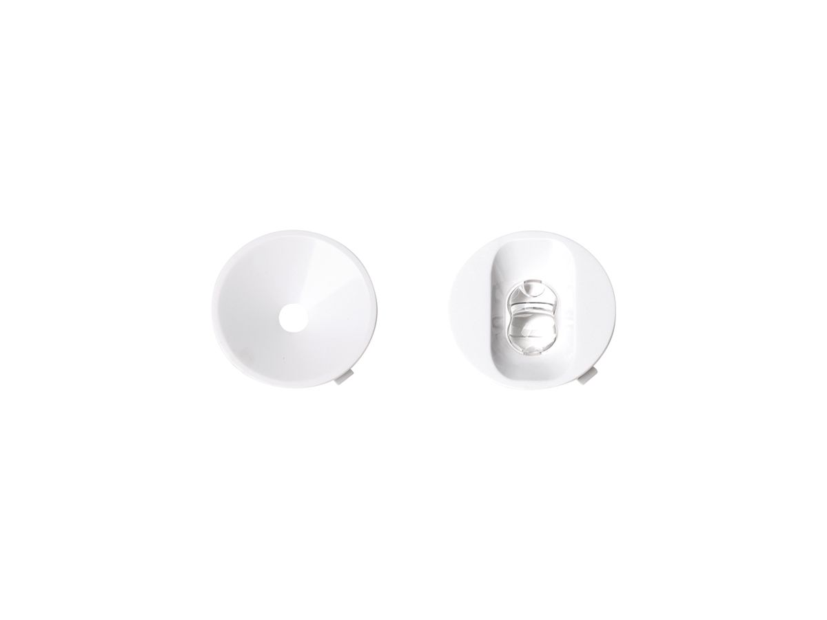 Linsenabdeckung ESYLUX ELH-2 für EB-Variante Ø32×6mm weiss