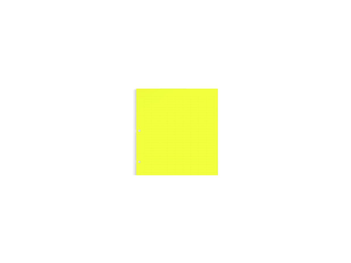 Einsteckschild Weidmüller ESO 8/20 DIN A4 20×7mm Papier gelb
