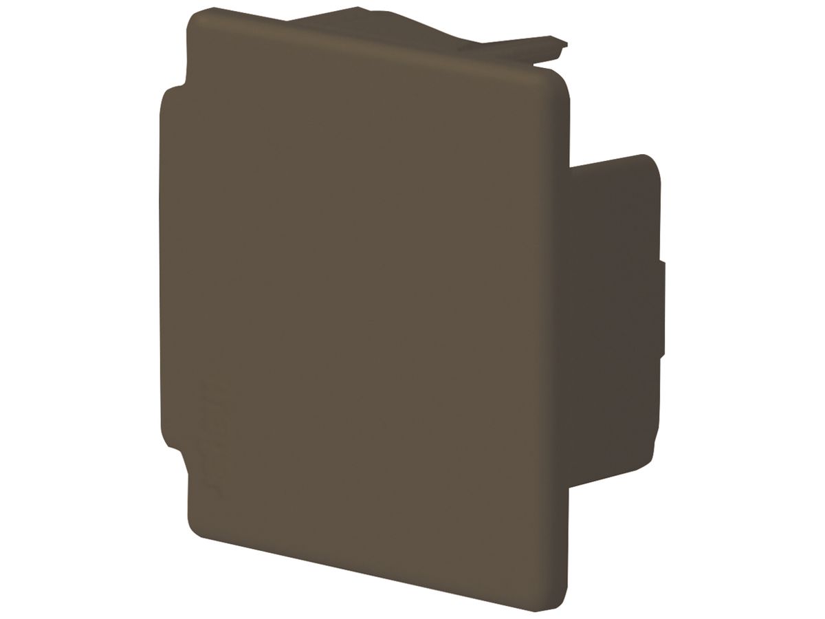 Endstück Hager tehalit.LF 30×30mm braun IP30