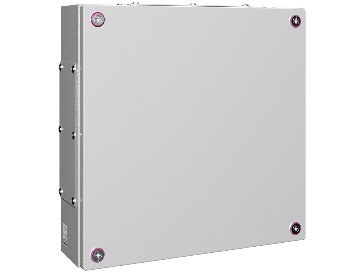 Kleingehäuse Rittal KX Klemmenkasten, Flansch, IP55, 400×400×120mm, Stahlblech