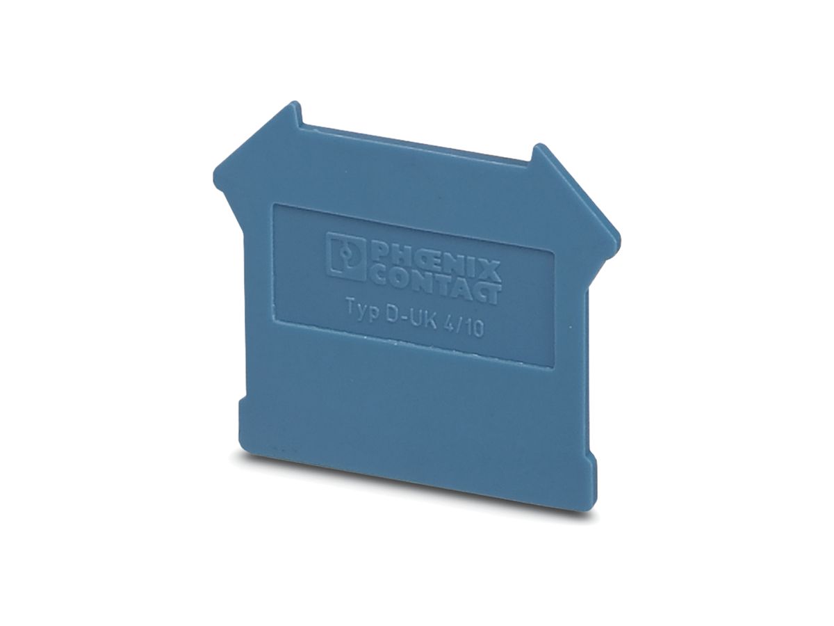 Abschlusswand Phoenix Contact D-UK 4…10mm² blau