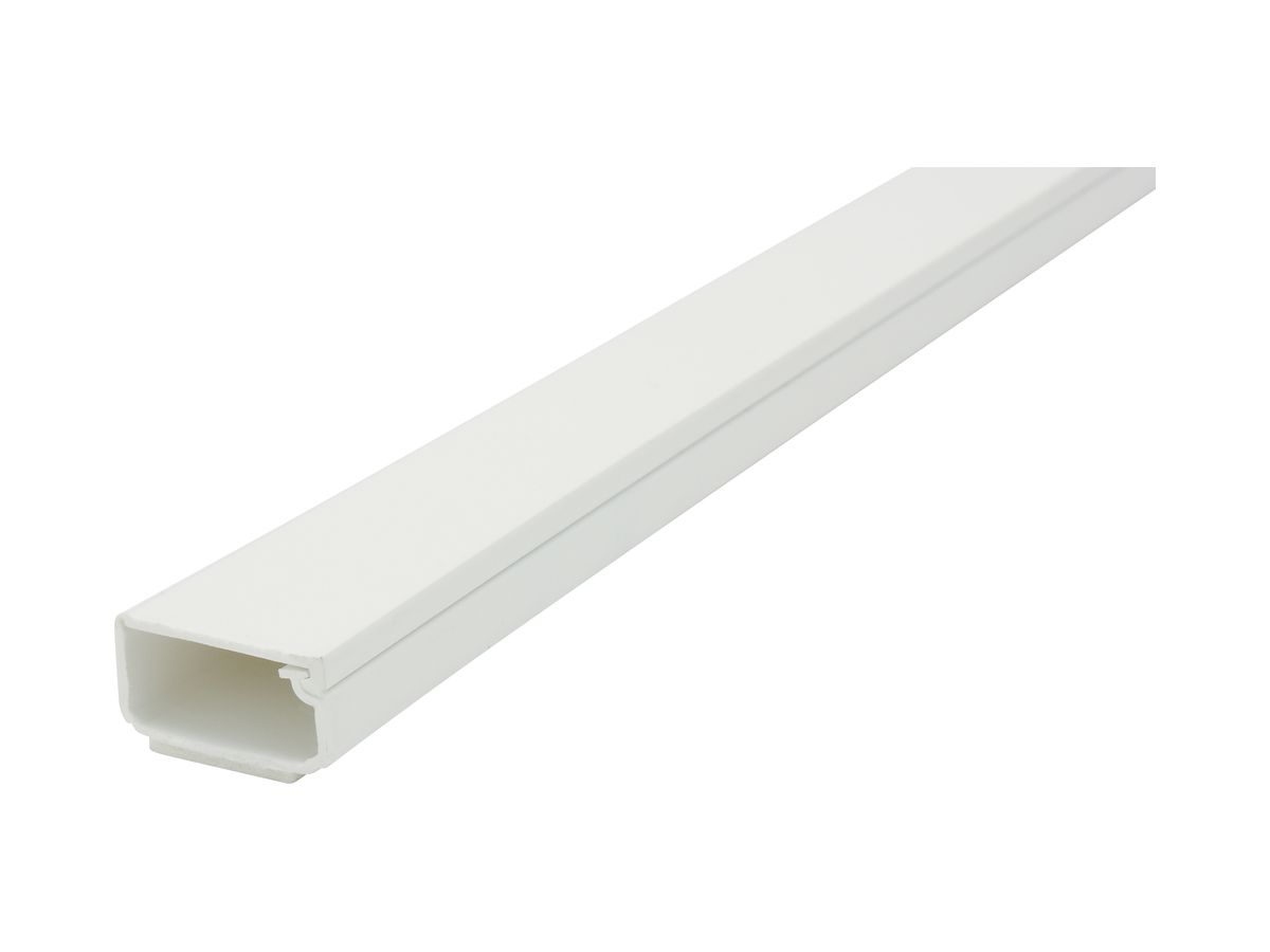 Minikanal Plasfix 21×11.5mm weiss L=2m selbstklebend