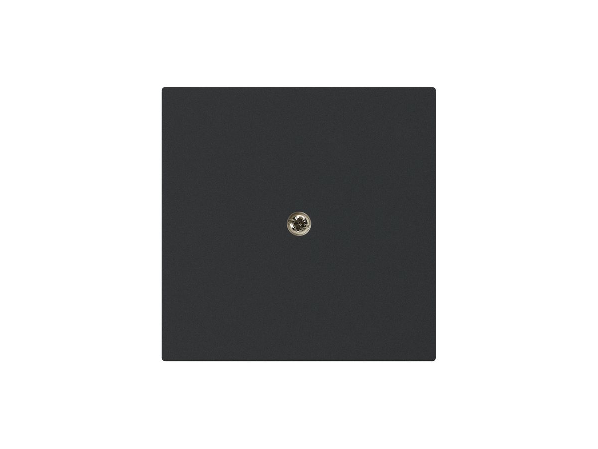 Frontplatte kallysto blind schwarz 60×60mm