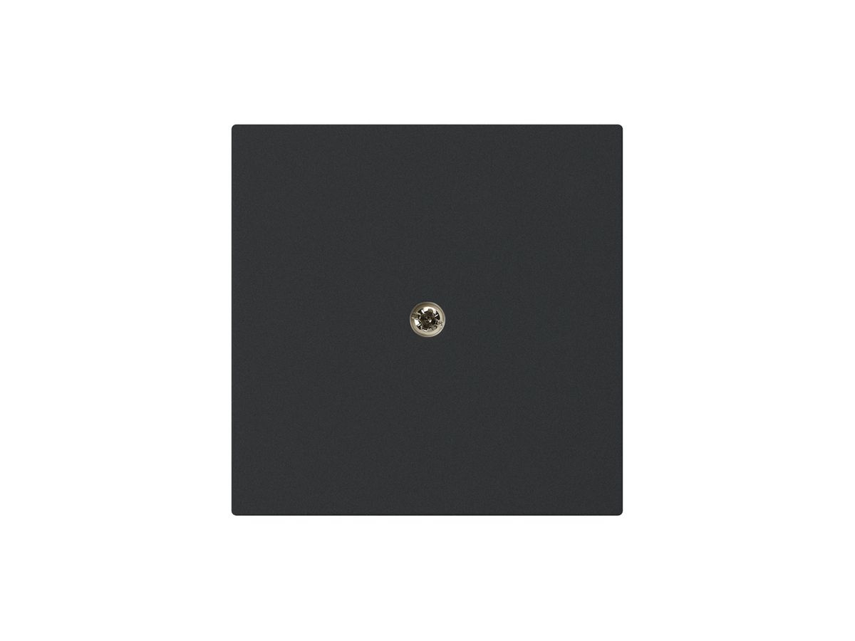 Frontplatte kallysto blind schwarz 60×60mm