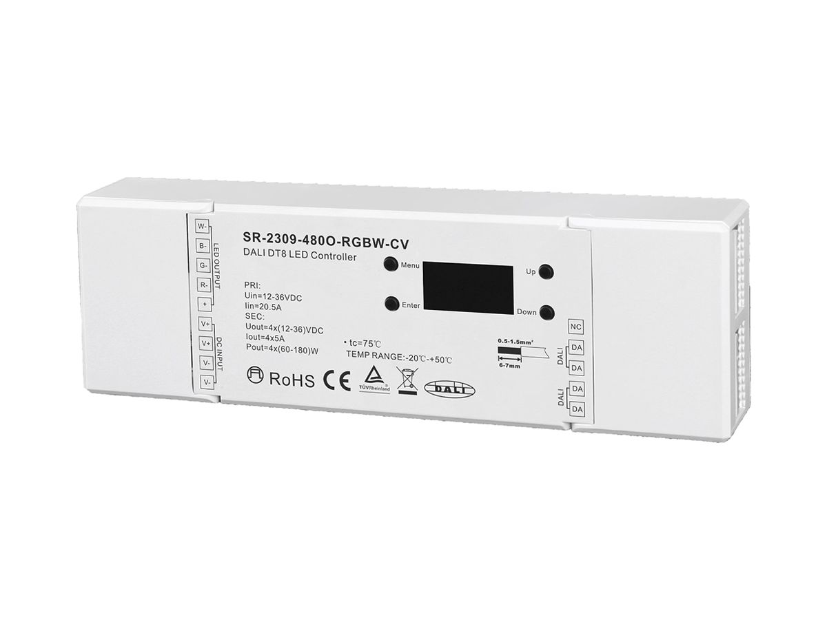 LED-Betriebsgerät SUNRICHER SR-2309 0…720W OUT:12…36V 0…20000mA DALI2