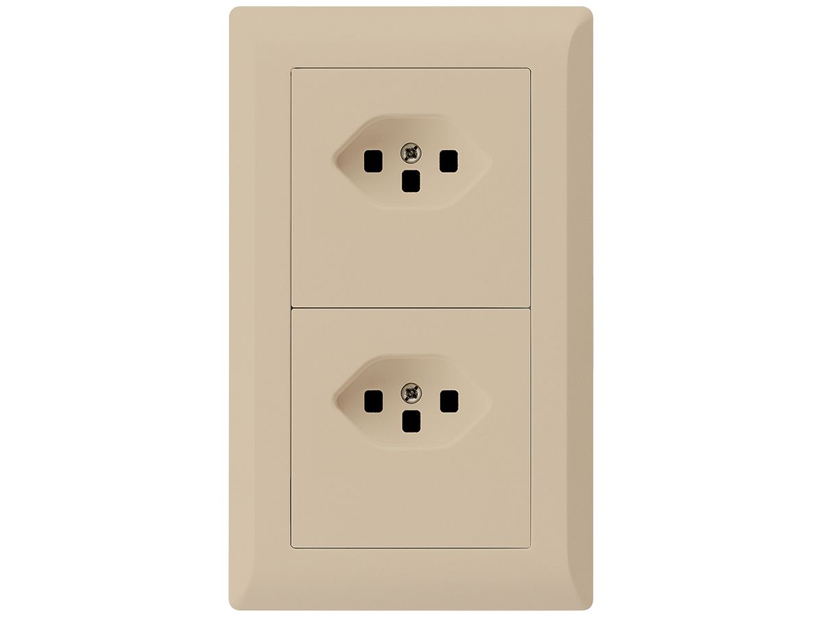 UP-Kombination kallysto.line Gr.I-I vertikal 2×Typ 23 m.Schraubkl.C beige