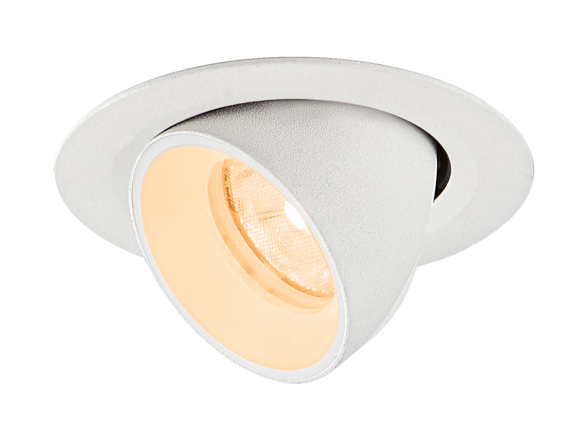 EB-LED-Spot SLV NUMINOS GIMBLE XS 6.9W 900lm 2700K NB DALI DIM Ø80×57mm ws