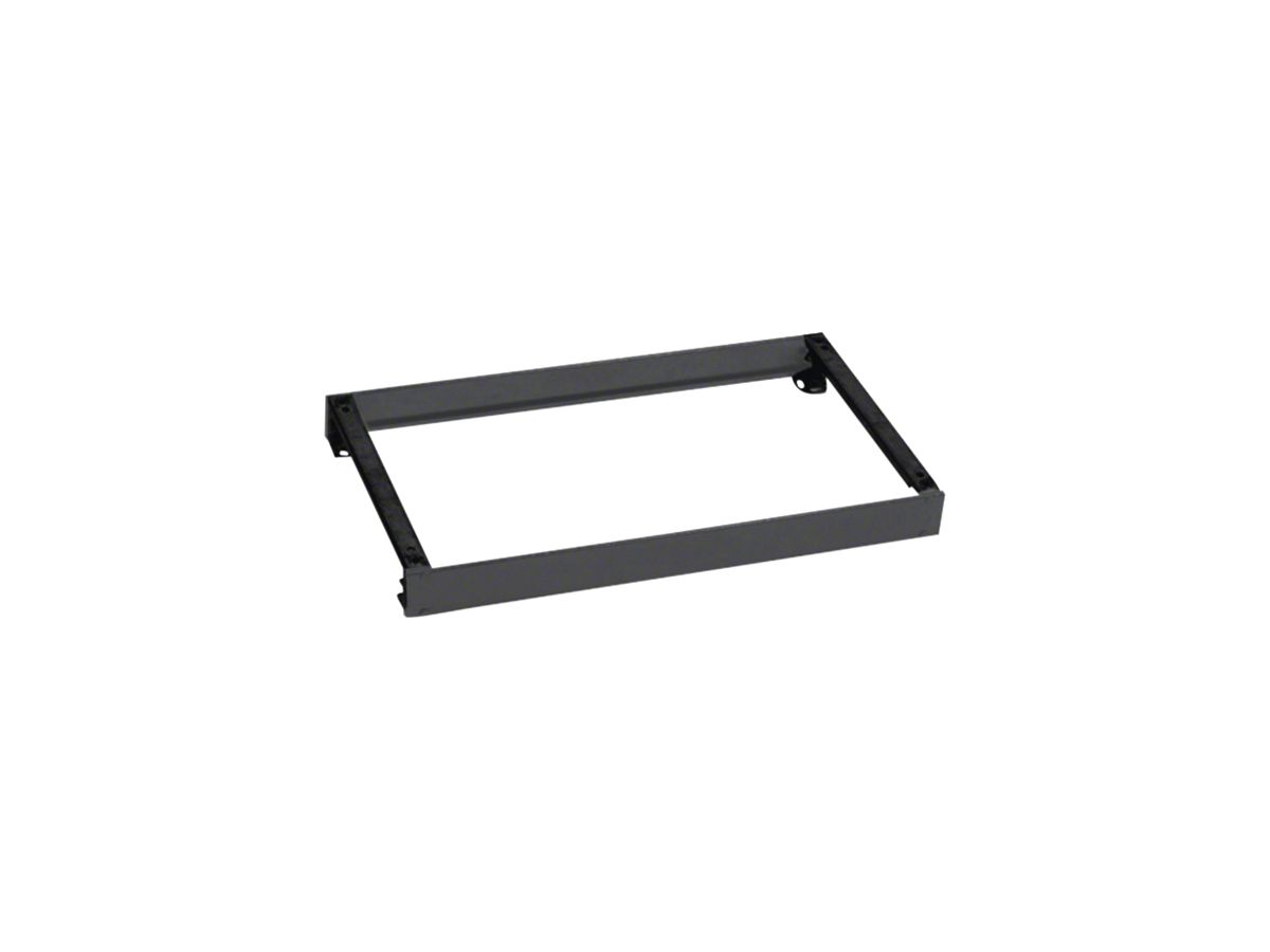 Sockel Hager FZ913WE 849×100×375mm komplett schwarz Stahl