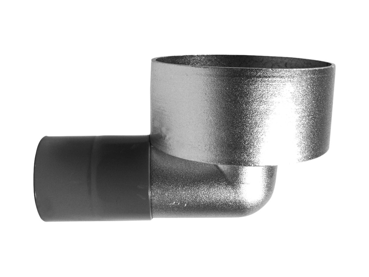 Bodeneinbaudose Sistem Air, mit 90° Abgang Ø110×103mm, alu