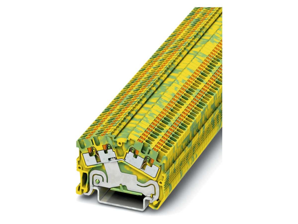 Schutzleiterklemme 0.14…1.5mm² grün/gelb PTS 1.5/S-QUATTRO-PE