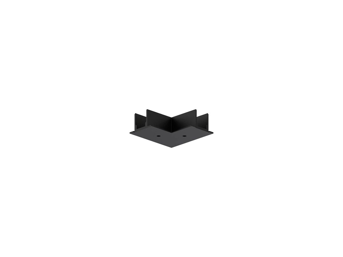EB-Blindabdeckung Sylvania OneTrack L-Einspeiser Polycarbonat 100×100mm schwarz
