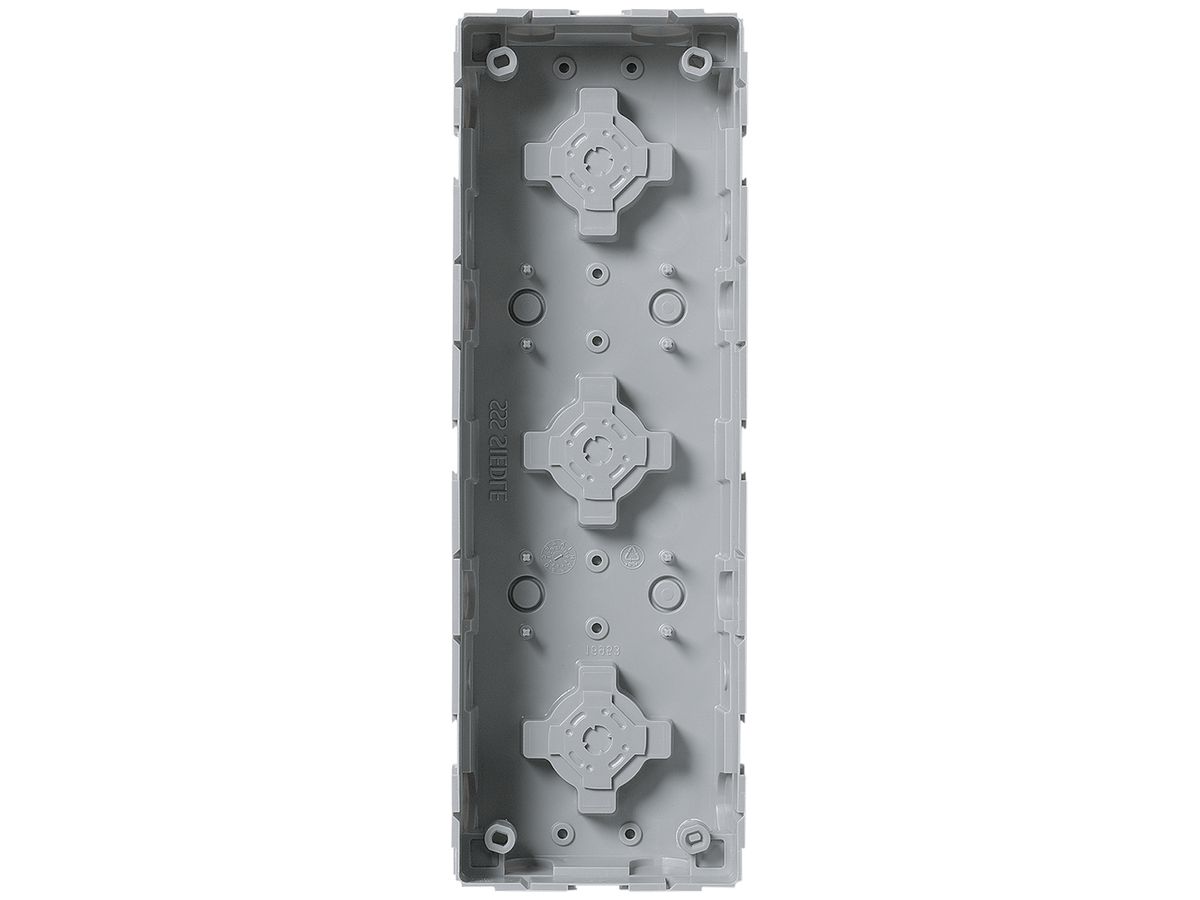 UP-Gehäuse Siedle, Kunststoff, 100×300×50mm, grau