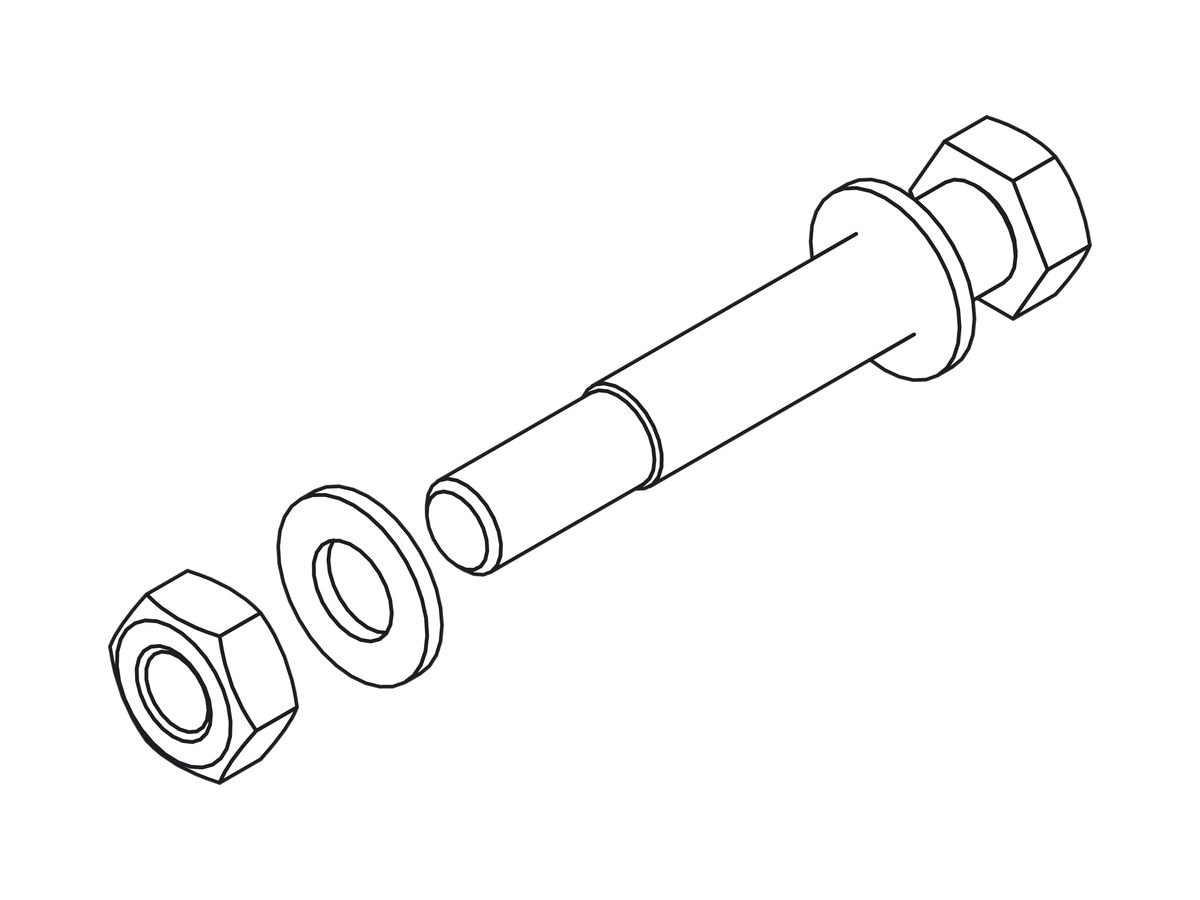 Sechskantschraube Lanz M10×60mm