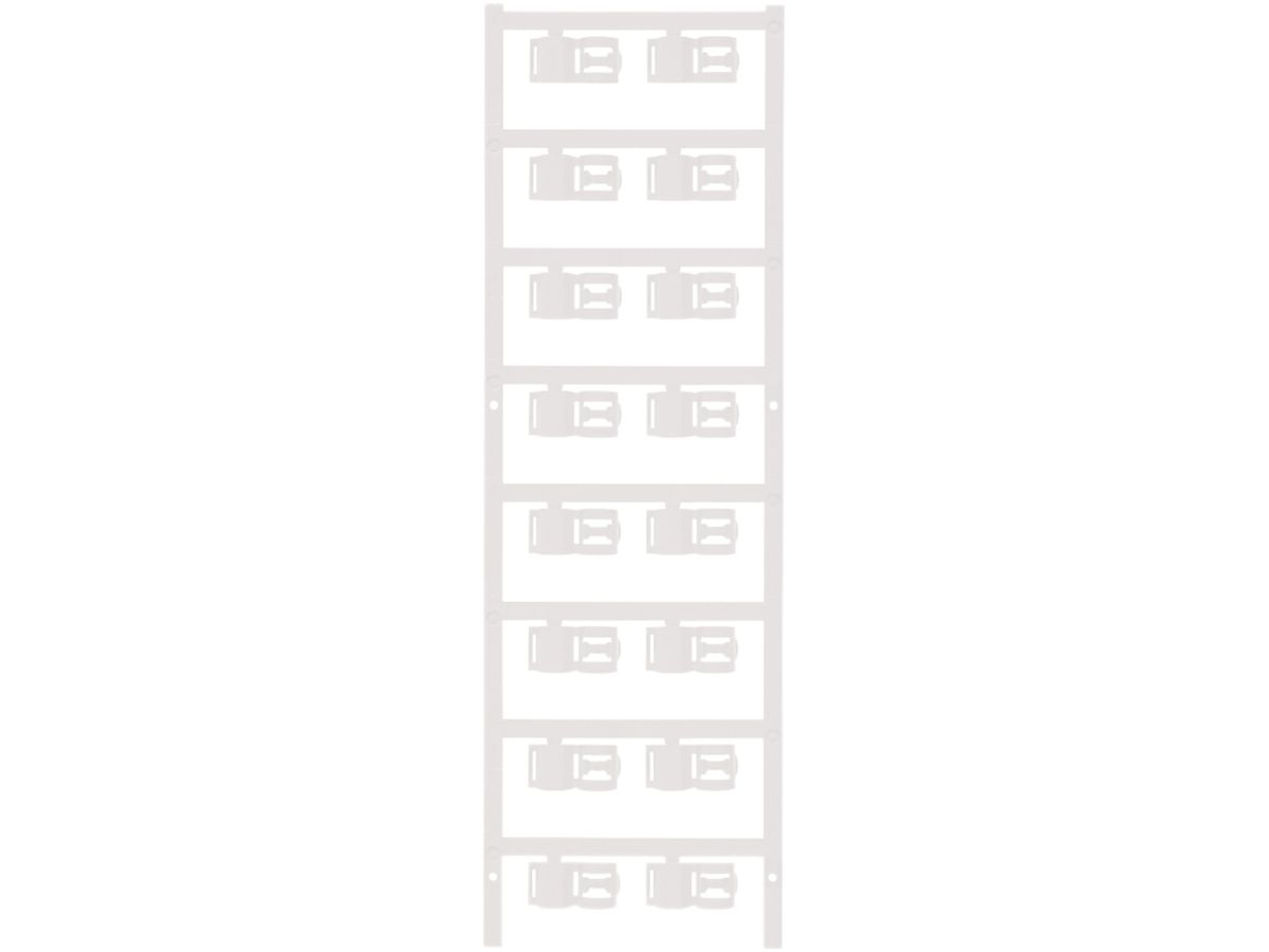 Leitermarkierer Weidmüller MultiCard SFC für Ø3.5…7mm 12×12.5mm Sonderdruck PA66