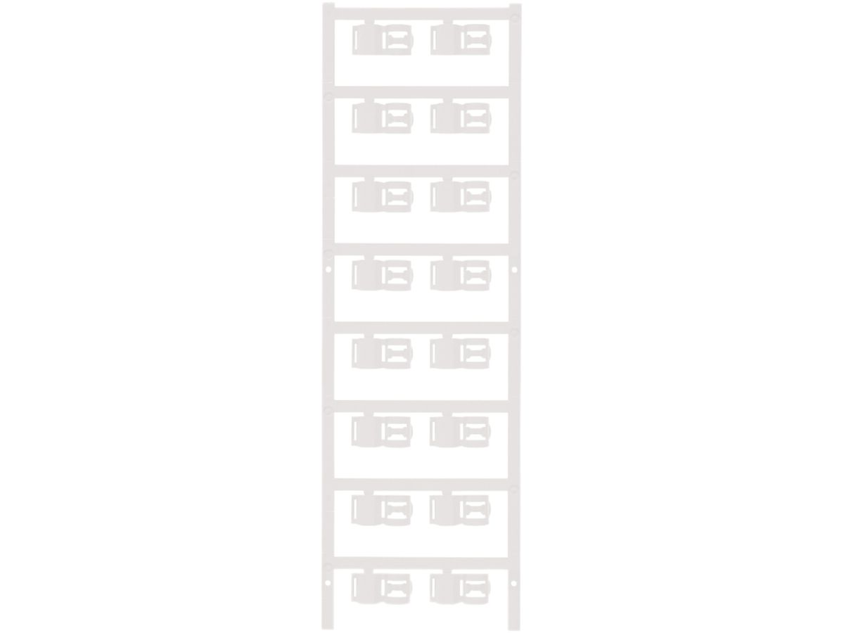 Leitermarkierer Weidmüller MultiCard SFC für Ø3.5…7mm 12×12.5mm Sonderdruck PA66