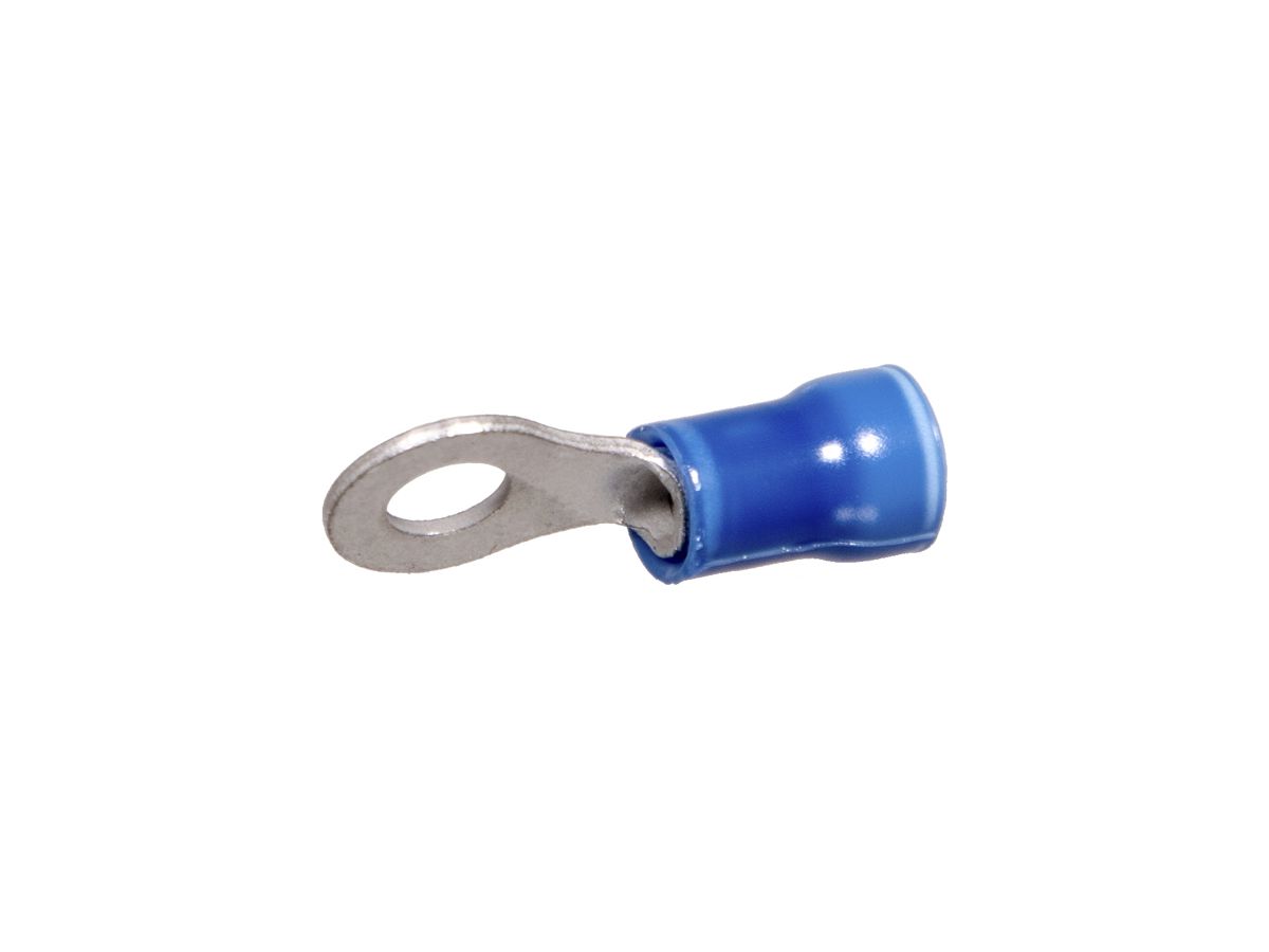 Quetschkabelschuh Tyco TE AMP PLASTI-GRIP Ringform M4 2.5mm² isoliert PA blau
