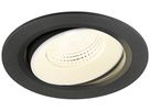 EB-LED-Spot SLV NUMINOS MOVE L 17W 2700lm 4000K WB DALI DIM Ø160×93mm sz/ws