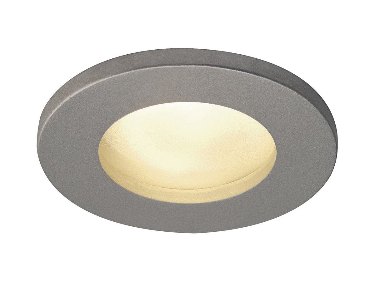 EB-Deckenleuchte SLV DOLIX OUT ROUND GU10 50W IP65/20 EB-Ø68mm grau