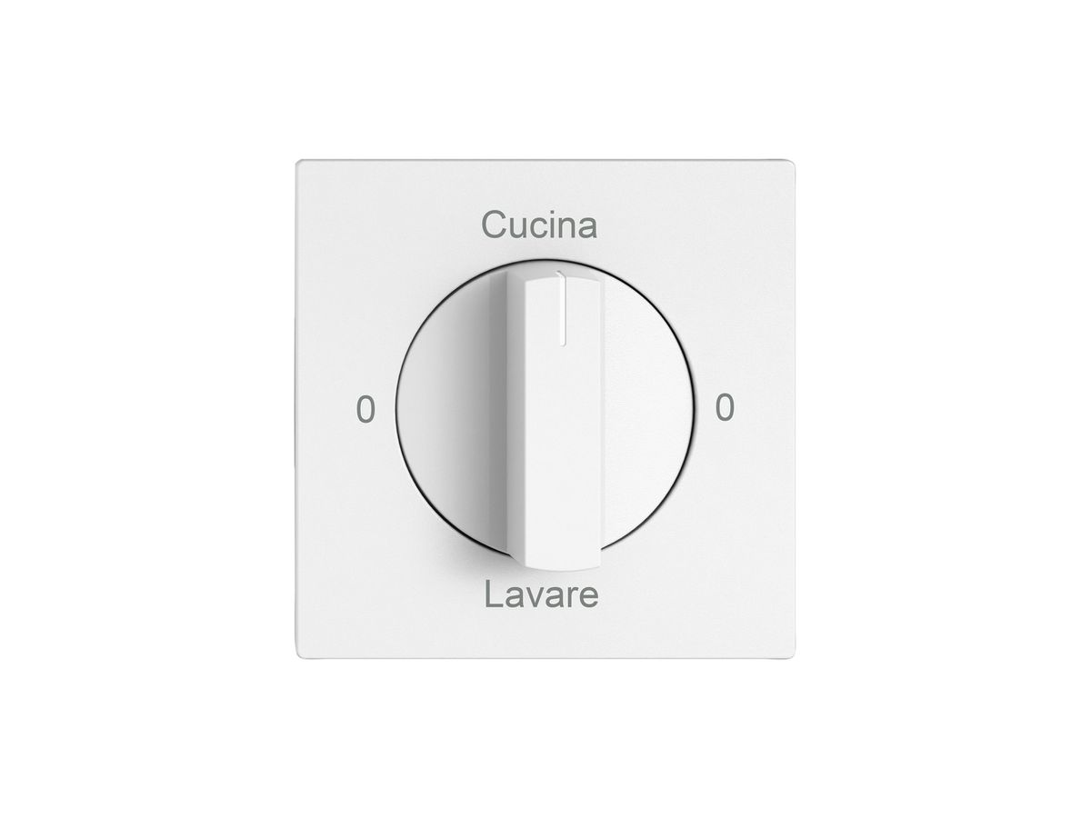 Montageset EDIZIO.liv SNAPFIX® f.Drehschalter m.Griff 0-Cuc-0-Lav.ws