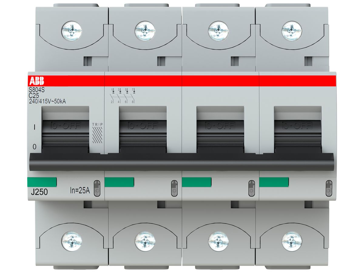 Leitungsschutzschalter ABB S804S-C 25A 50kA