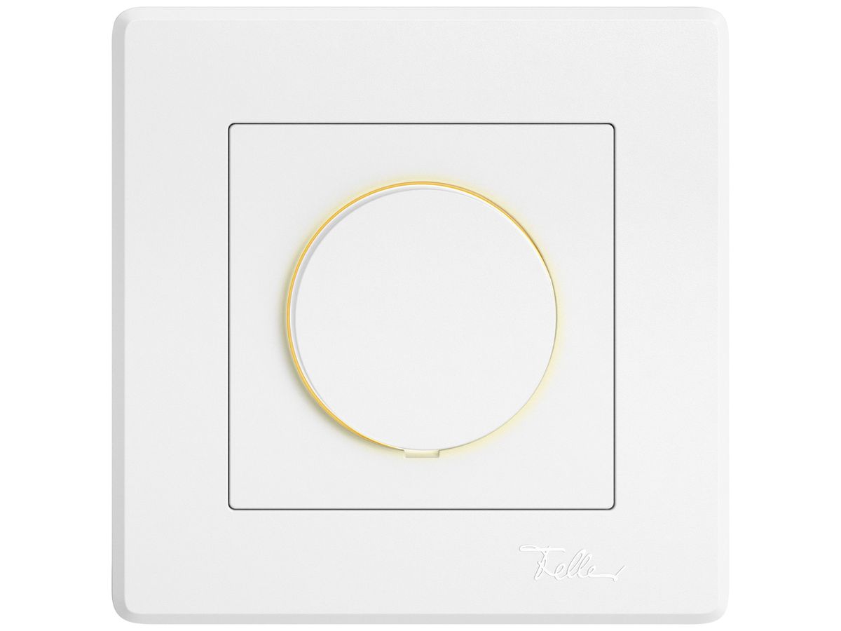 UP-Dimmer EDIZIO.liv SNAPFIX® bel.gb Phasenanschnitt 40…600W/40…600VA ws