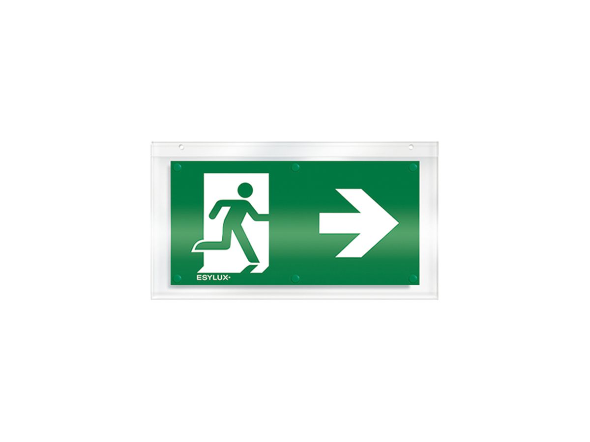 Piktogramm-Scheibe ESYLUX für SLX einseitig Pfeil rechts