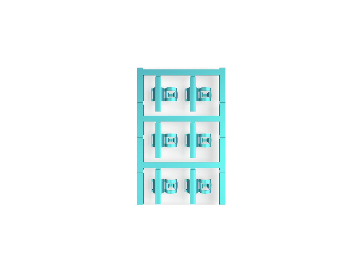 Leitermarkierer Weidmüller MultiCard SFC für Ø3.5…7mm 30×12.5mm PA66 blau
