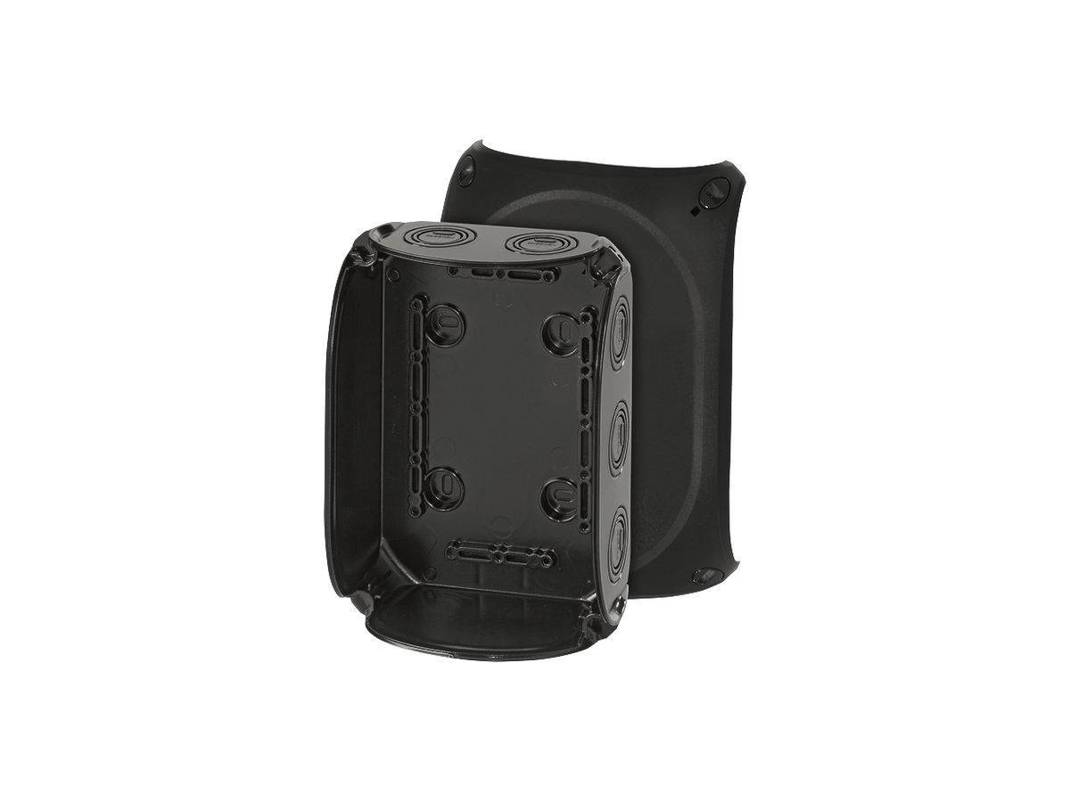 AP-Abzweigdose Hensel KF B 10mm² ohne Klemmen schwarz
