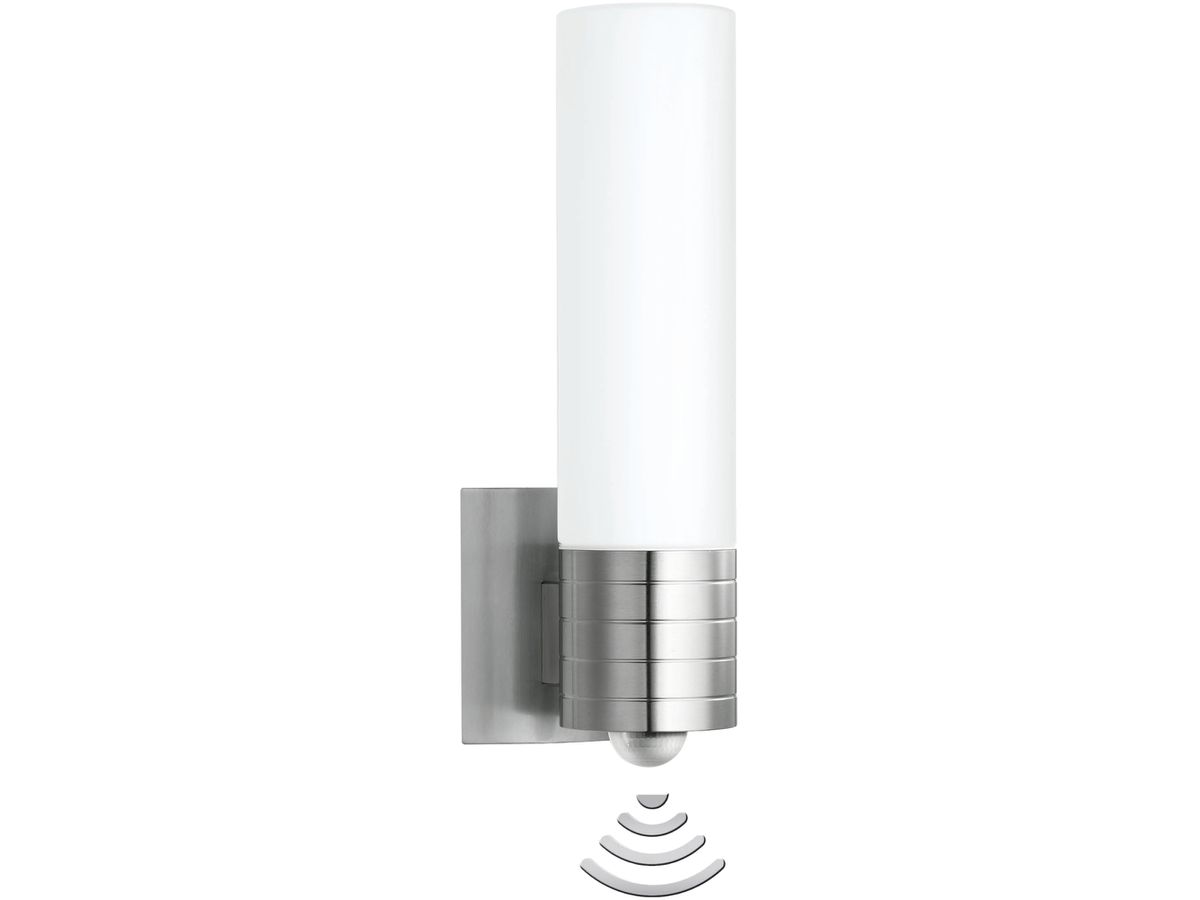 Wandleuchte Steinel L 260 PIR E27 mit LED-Leuchtmittel 8.6W 700lm 3000K IP44 Cr