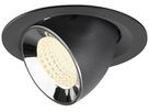 LED-Downlight SLV NUMINOS GIMBLE M 12W 1900lm 4000K WB DALI Ø120 sz/cr