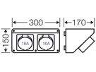 Connection Box Hensel Mi, 2×CEE 16A, 5 P, 400V, 6h