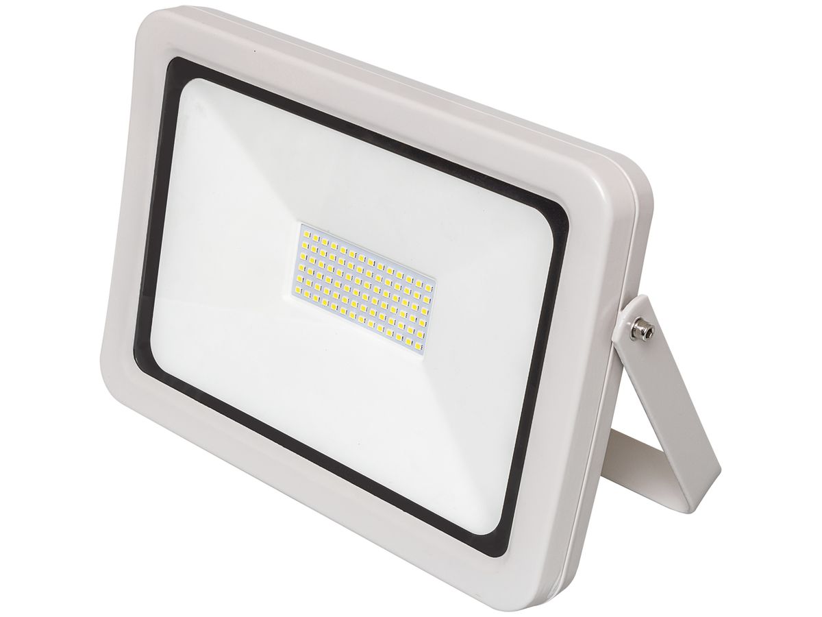 LED-Strahler WORKLIGHT 50W Aluminiumgehäuse mit Stahlbügel grau IP65