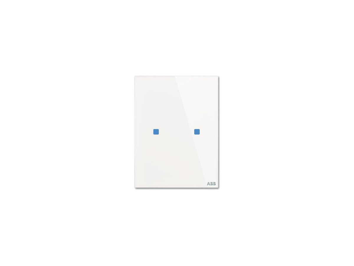 Bedienelement ABB-Tacteo TB/U2.7.1, 2-fach vertikal