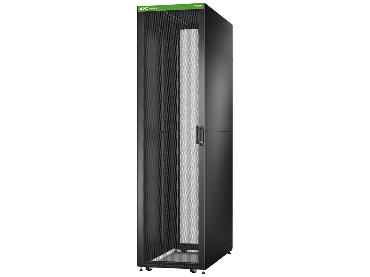 Netzwerkschrank Easy Rack 600mm/48HE/1200mm mit Seitenwände schwarz