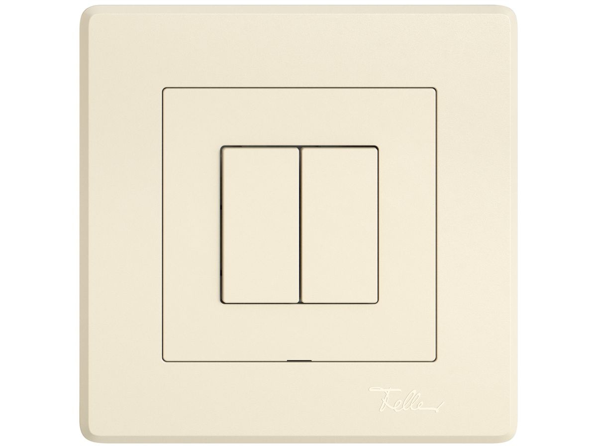 UP-Druckschalter EDIZIO.liv Wiser SNAPFIX® 2 Kanal 2 Tasten WLAN cr