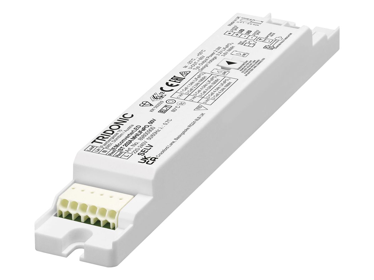 Notlichtmodul Tridonic EMconverterLED ST 203 MH/LiFePO4 50V