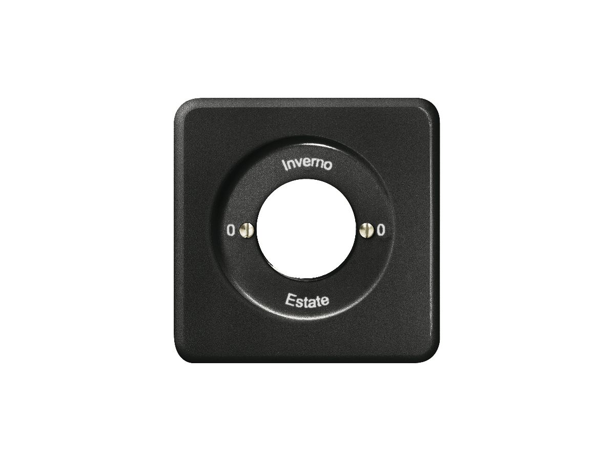 UP-Frontset 0-Inverno-0-Estate für Schlüsselschalter schwarz FH
