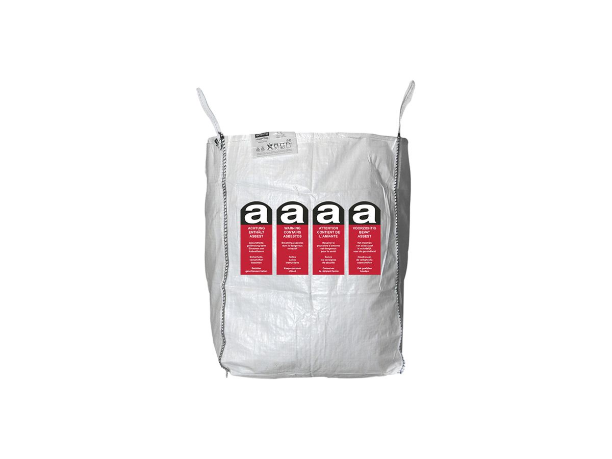 Asbestsack Cimco Big Bag Polypropylen (PP) 900×900×1100mm 1000kg weiss
