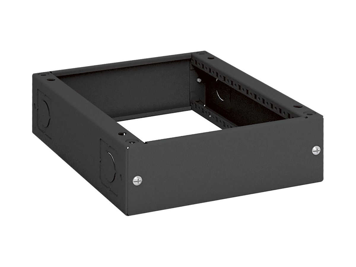 Sockel Hager univers 100×300×400mm für Schrank FR schwarz RAL 9005