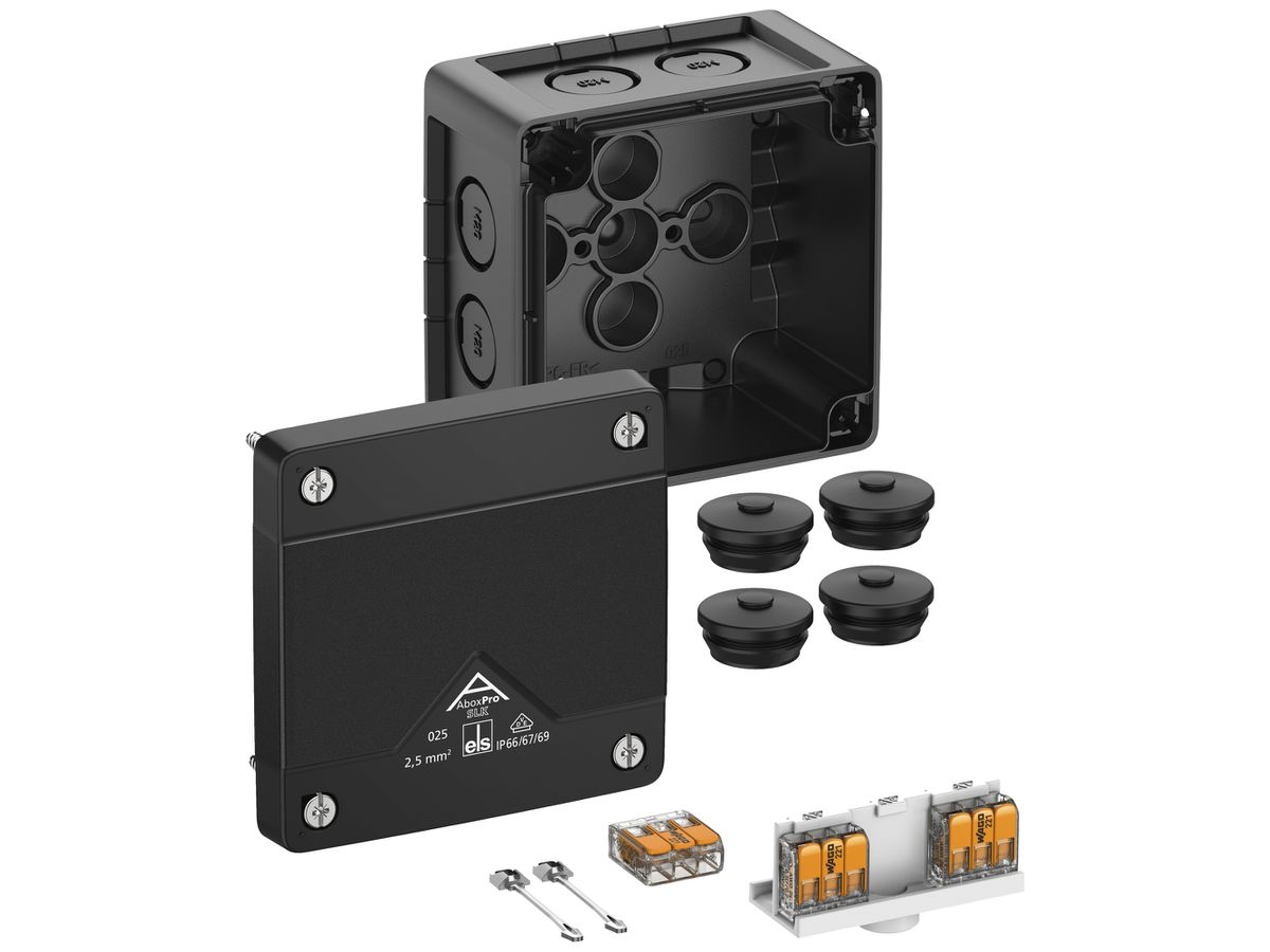 AP-Abzweigdose Spelsberg Abox Pro SLK-2.5² 92×92×60mm IP66/IP67/IP69 sz
