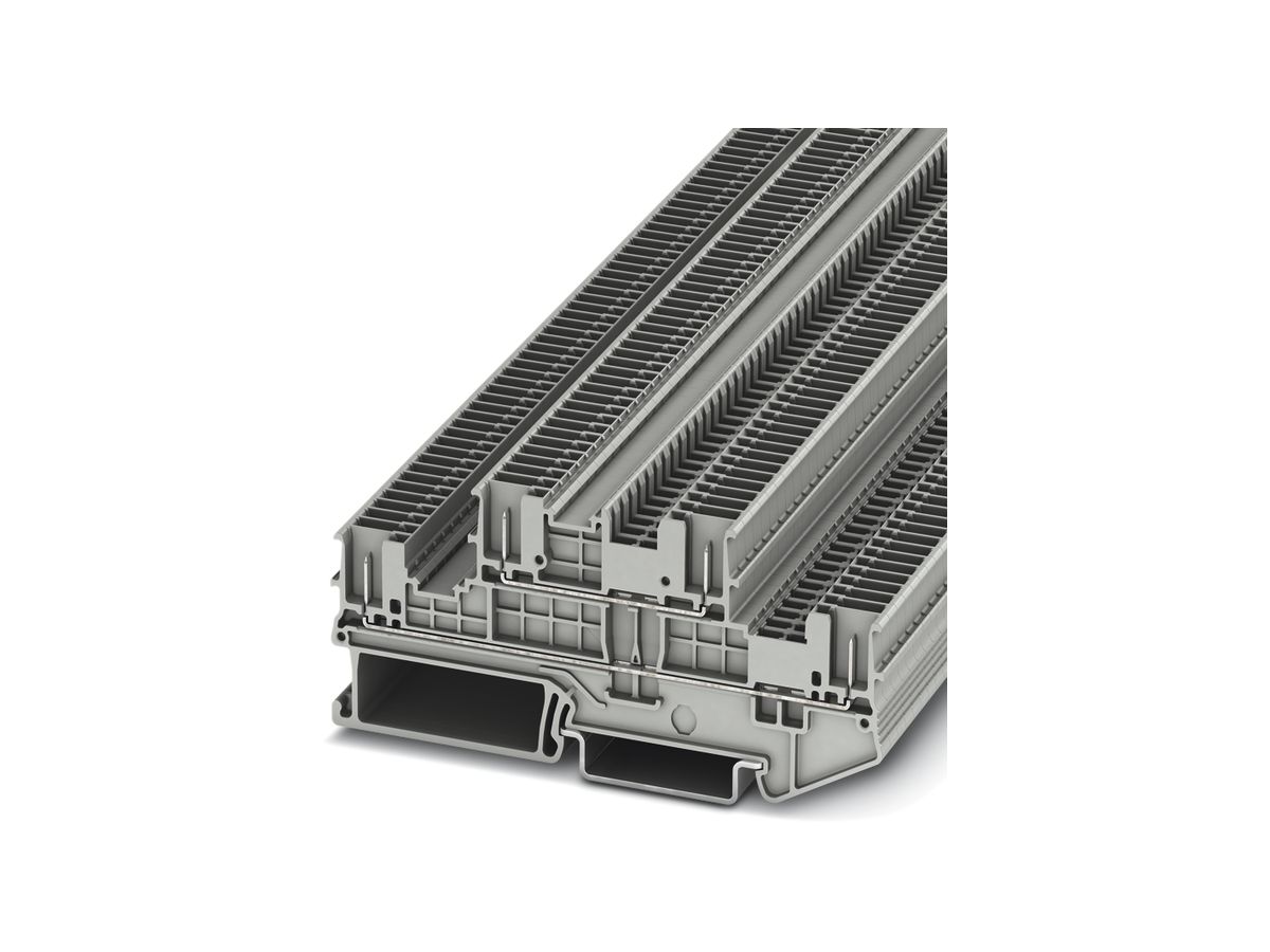 Doppelstockklemme 0.14…1.5mm² grau Steckan.PTTB 1.5/S/4P