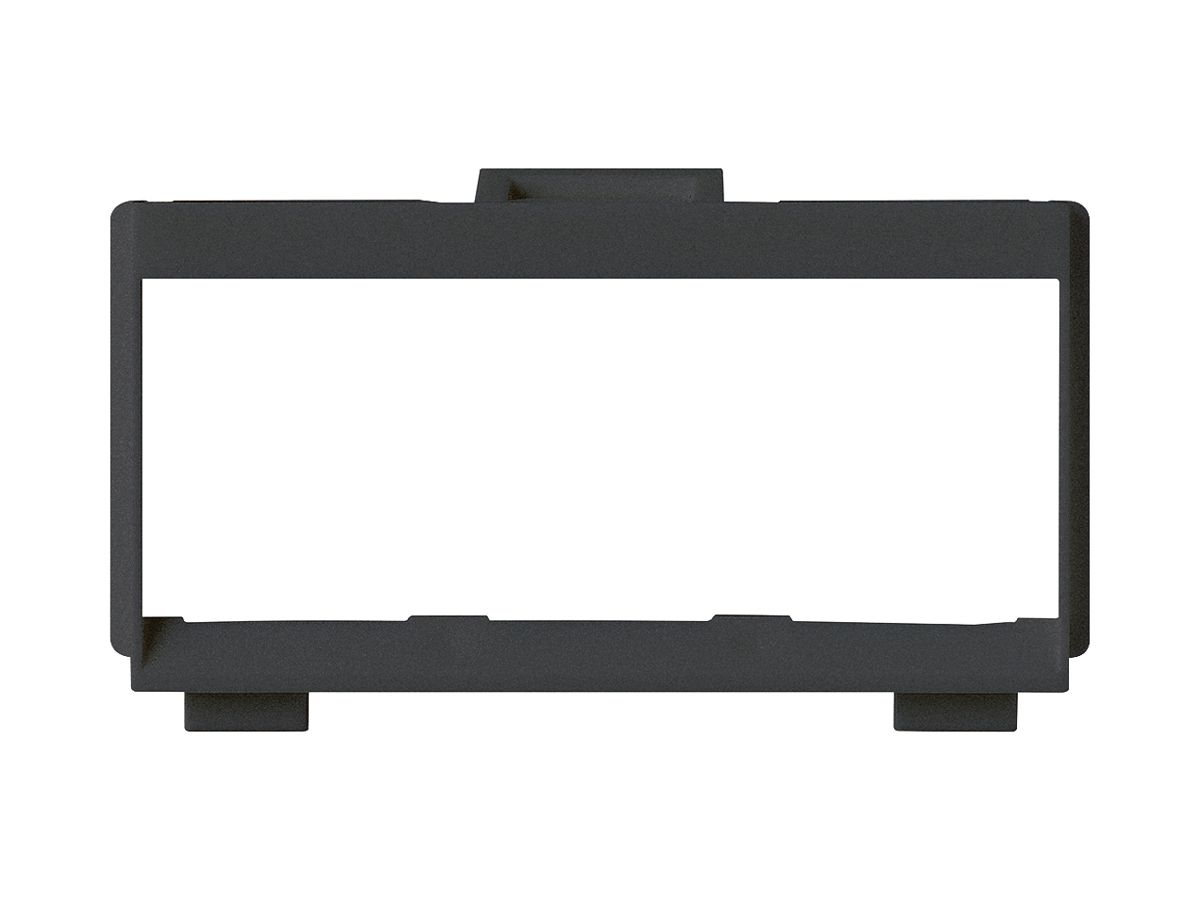 Multimedia-Modul kallysto M3 UKV leer für 3 Tera Siemon Kat.7 schwarz