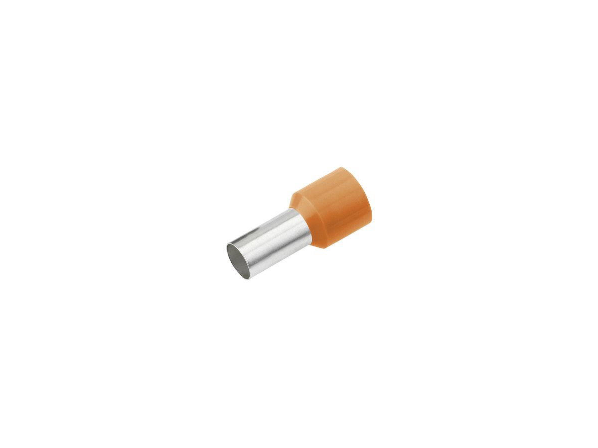 Aderendhülse Cimco 4mm² 12×18mm Kupfer PP orange