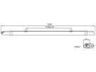 LED-Feuchtraumleuchte Sylvania SylSplash 1500 45W 4300lm 4000K IP65 weiss