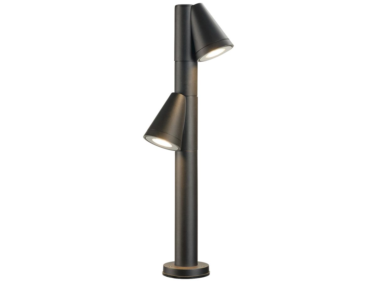 Wegeleuchte SLV T-TUBE 70 GU10 2×10W IP65 700mm schwarz