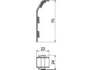 Kupplung Bettermann SL 20×70 9010, PVC, reinweiss, 9010