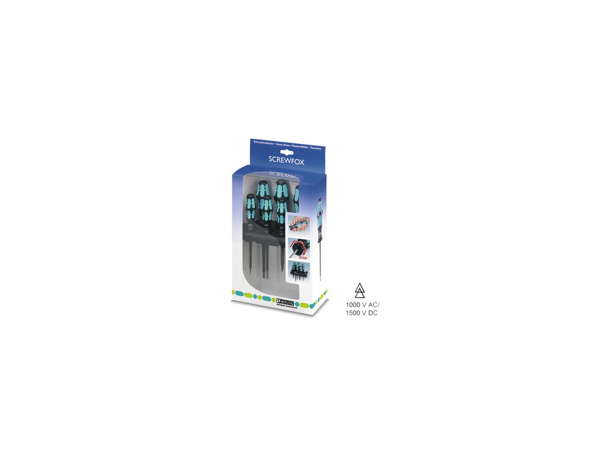 Schraubenzieherset Phoenix Contact SF TX VDE 6-teilig