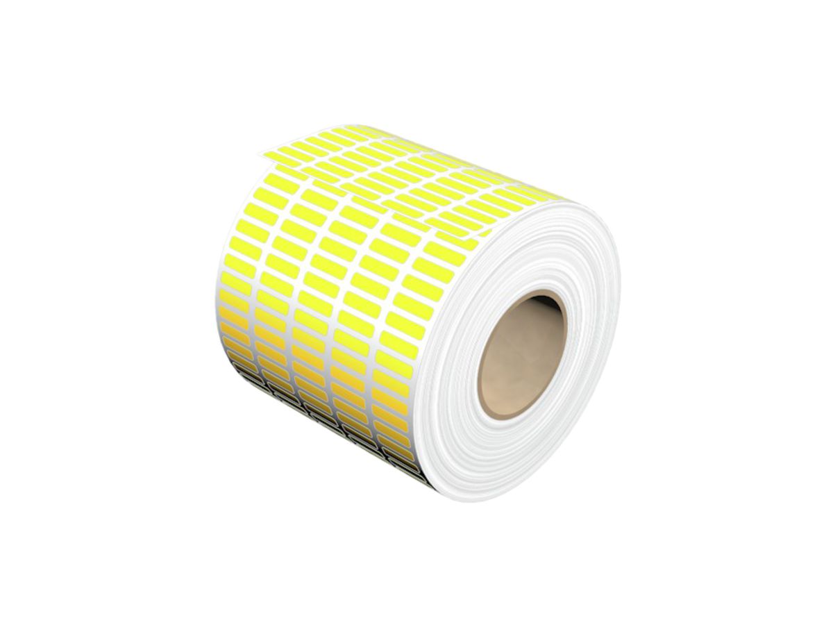 Etikette Weidmüller THM MT30X selbstklebend 15×4mm Polyester gelb
