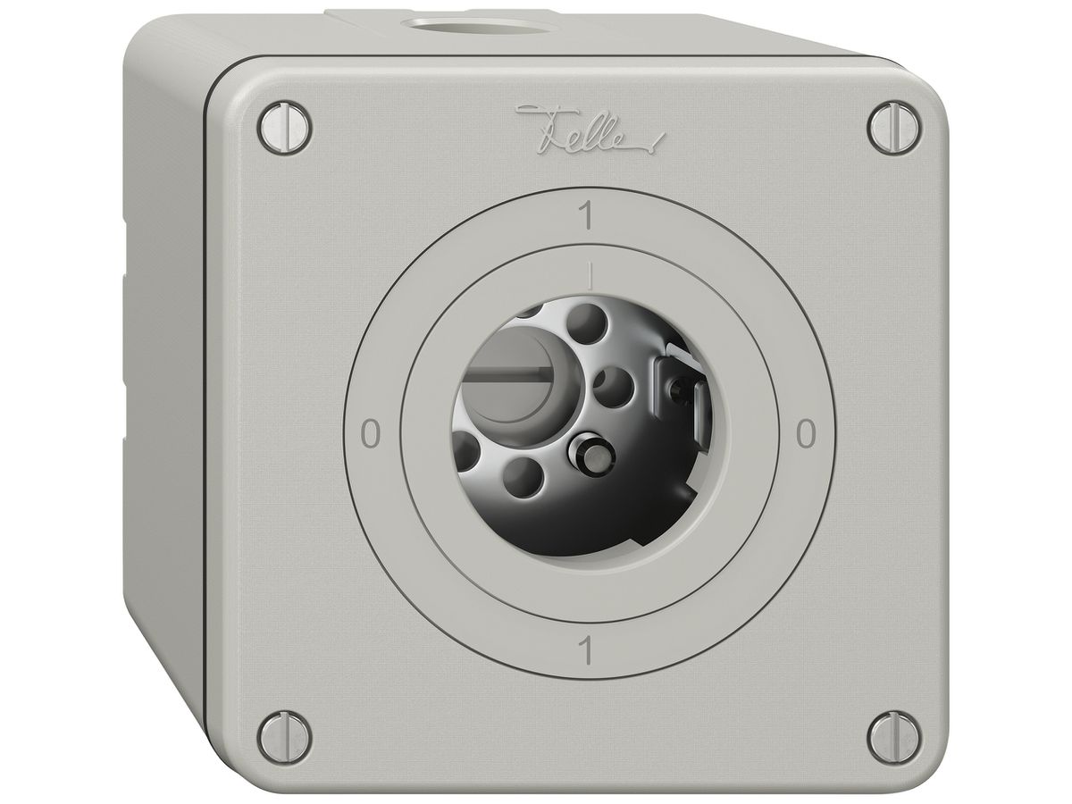 AP-Schlüsselschalter NEVO SNAPFIX® Ausschalter 1-polig 16A 400V 0-1-0-1 lgu